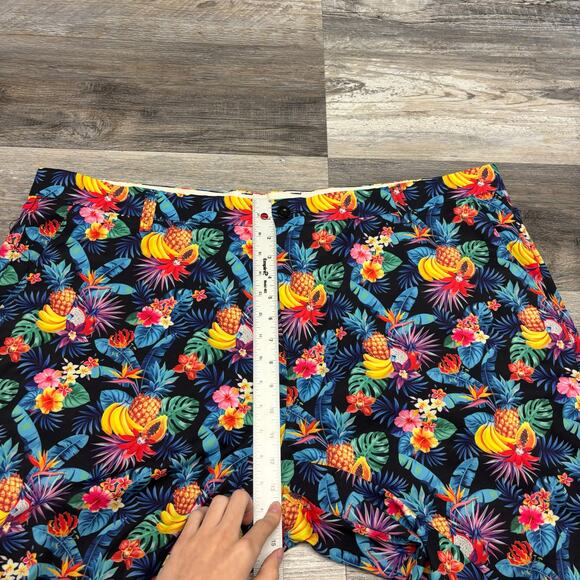 Hreski Multicolor Mens 44 Tropical Fruits AOP 4-Way Stretch Chino Golf‎ Shorts - Picture 9 of 11